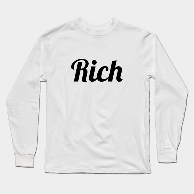 Rich Long Sleeve T-Shirt by gulden